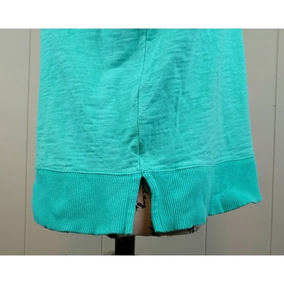 J. Crew turquoise sweatshirt, size medium - Picture 2 of 7